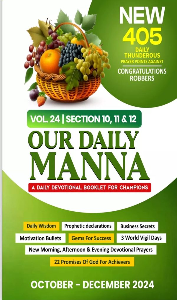 Our Daily Manna October to Decemeber 2024 ODM