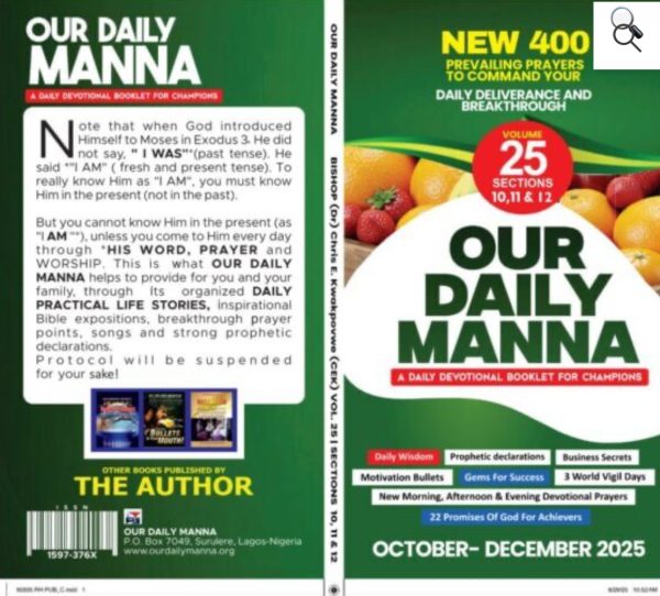 Our Daily Manna October to December 2025 ODM